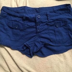Blue shorts